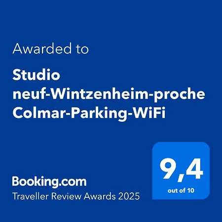 Neuf-wintzenheim-proche Colmar-parking-wifi * Винтсенайм